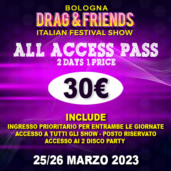 DRAG&FRIENDS quadrato ticket ingresso 2 2023 copia