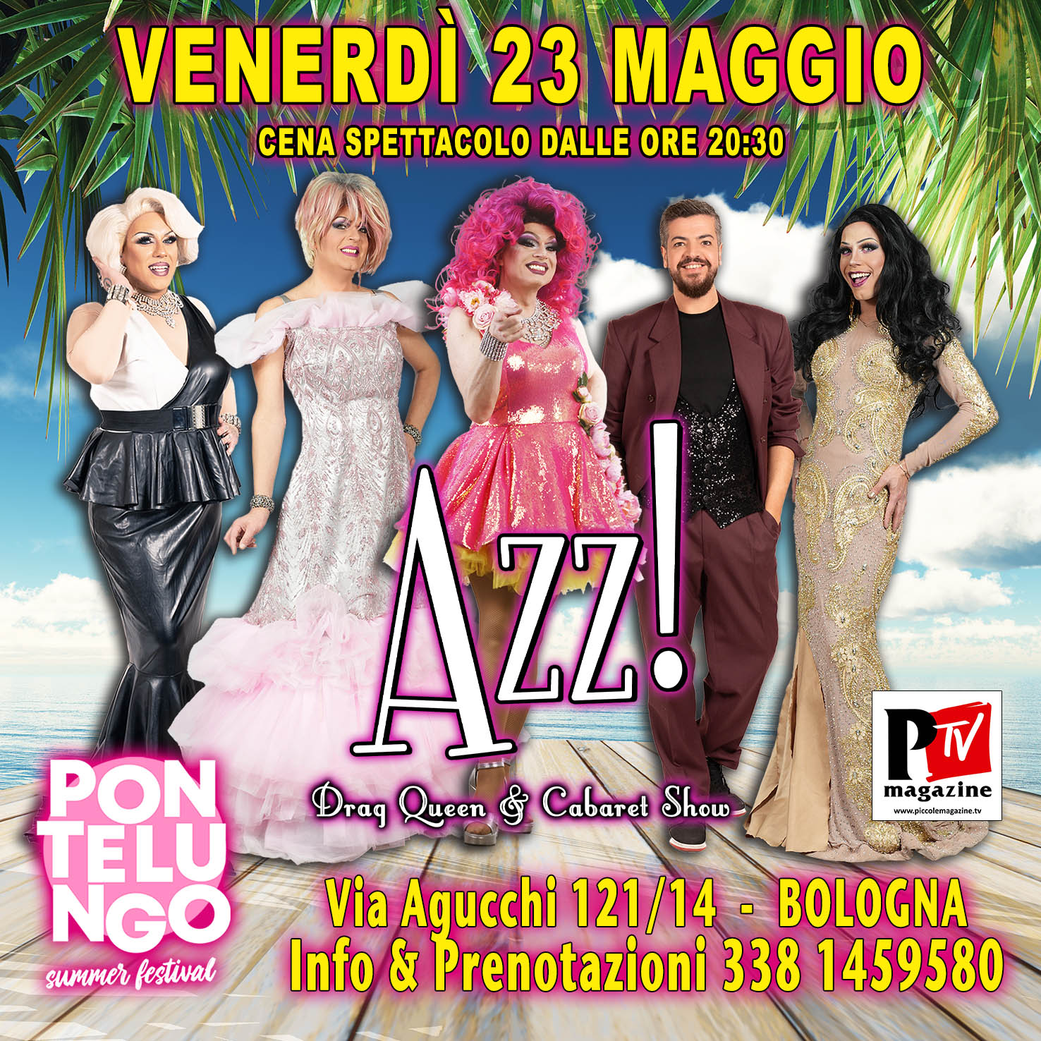 Stilose aperitivo Bologna drag queen LGBT gay