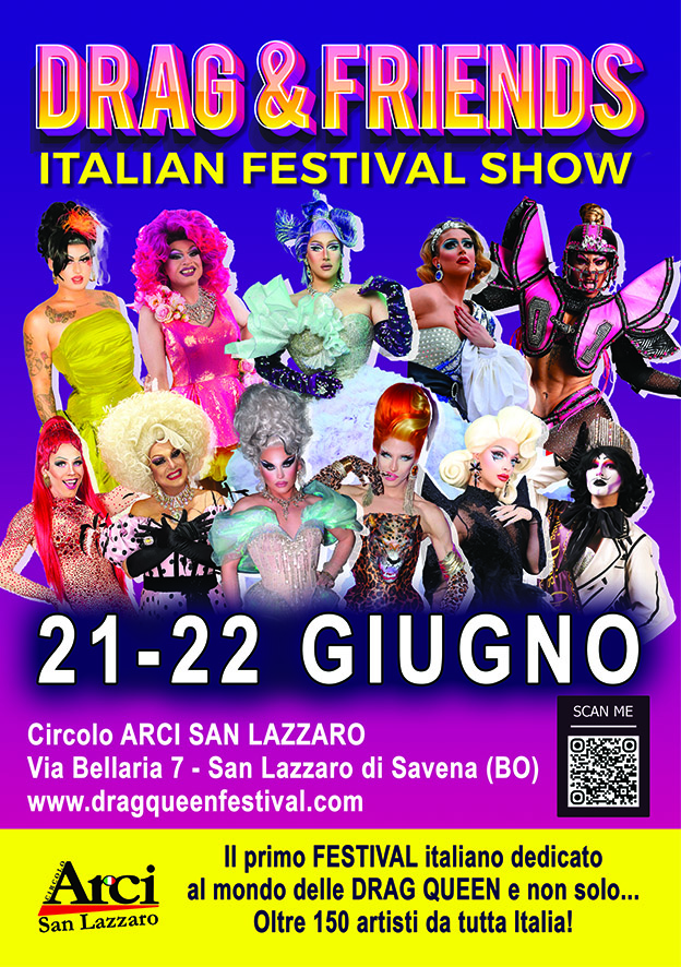 DRAG QUEEN FRIENDS FESTIVAL ospiti Bologna
