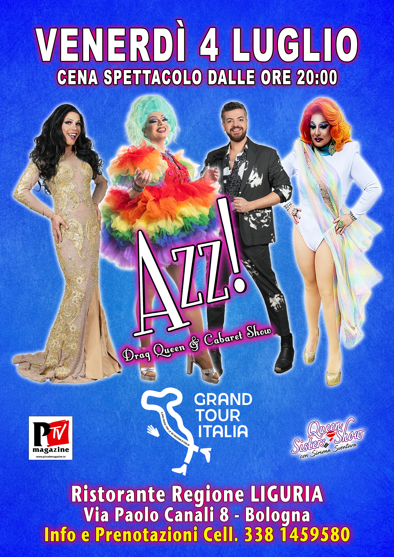 AZZ Drag Queen show bologna spettacolo simona sventura